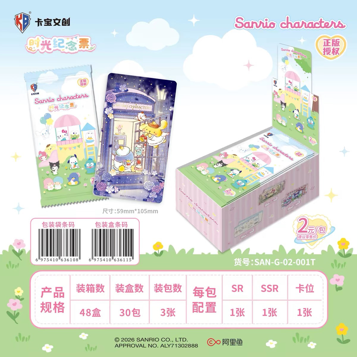 Sanrio Family - Time Capsule Tickets - Volume 1