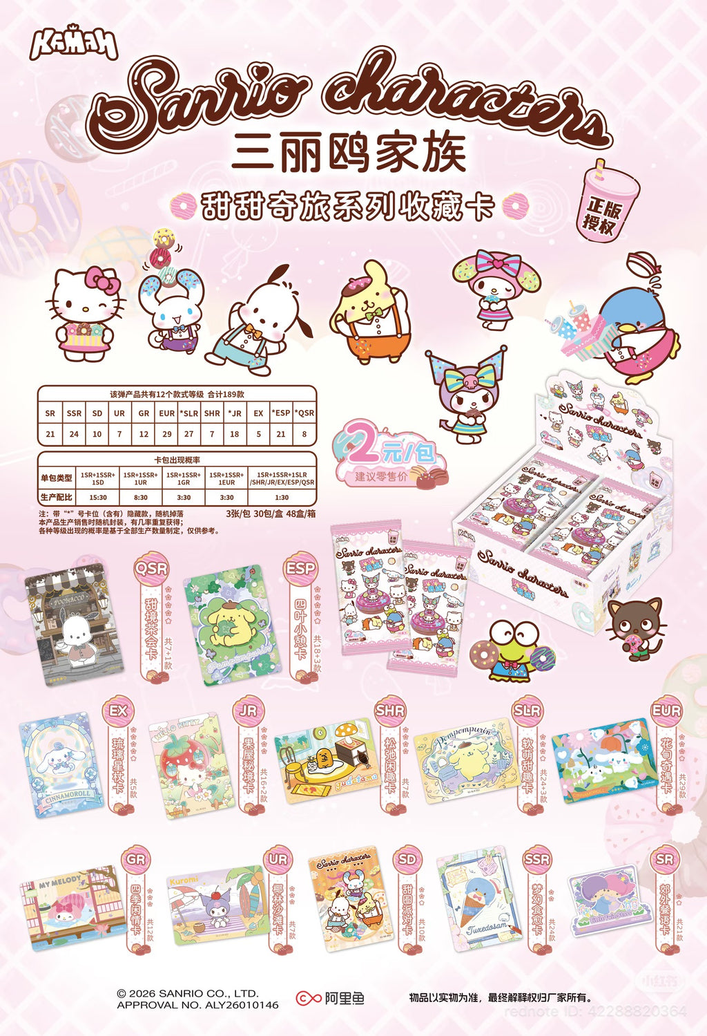 Kaman Sanrio Family Sweet Adventure Dual-Tone Bag